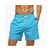 Short de bain de plage pour homme à séchage rapide Logo personnalisé de taille élastique d'été de haute qualité OEM Vente en gros