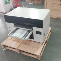 Nuevo diseño XP600 Mini impresora de inyección de tinta plana UV para materiales de huevo y cuero A3 LED UV DTF Flatbed 4050 DX7