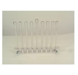 เชิงเทียนอลูมิเนียมสีเงินขัดเงาพร้อมแขนเก้าส่วนสำหรับตกแต่งงานแต่งงานงานปาร์ตี้ที่บ้านสำนักงาน - Product Image 5