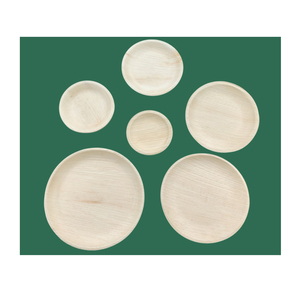 Assiettes de mariage jetables de 9 pouces Assiette à dîner en plastique décorée pour la fête Assiette gaufrée personnalisée à bordure en or blanc - Product Image 3