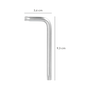 Chiave Torx Inviolabile Standard in Acciaio Cromo Vanadio Professionale T40 - Product Image 2