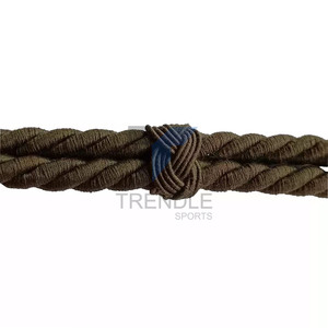 Cordon torsadé vert foncé Trendle Sports, 3 brins, haute ténacité, 100% fil métallique, écologique, cordon de luxe pour vêtements et chapeaux - Product Image 3