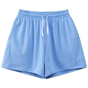 RUICHI Men's High Quality Custom 150G Mesh <b>Shorts</b> Double Layer Breathable <b>Black</b> Summer <b>Beach</b> Basketball <b>Shorts</b> - Product Image 3