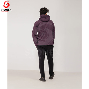 Men's 100% Cotton Custom Hoodie <b>Thick</b> Heavy Weight <b>Fleece</b> for Winter Printed Logo Plain Dyed - Product Image 3