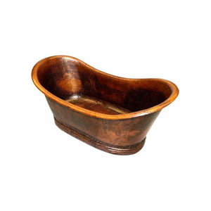 Baignoire autoportante en métal au design antique de la plus haute qualité pour salle de bain de luxe Baignoire en cuivre de haute qualité à vendre - Product Image 5