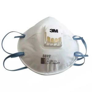 Máscara respiradora desechable 3M 8822 P2 con válvula de respiración, compatible con AS/NZ 1716:2012, diseño ligero para vapores orgánicos y ácidos - Product Image 4