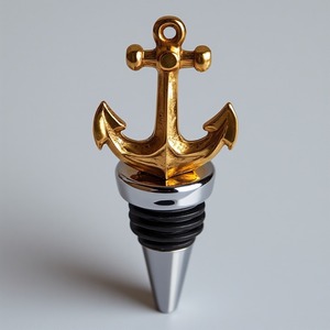 Tapón de botella de vino de Metal con haz de platino, superficie brillante, diseño navideño, logotipo de Color personalizado, duradero para quitar la tapa suave - Product Image 3