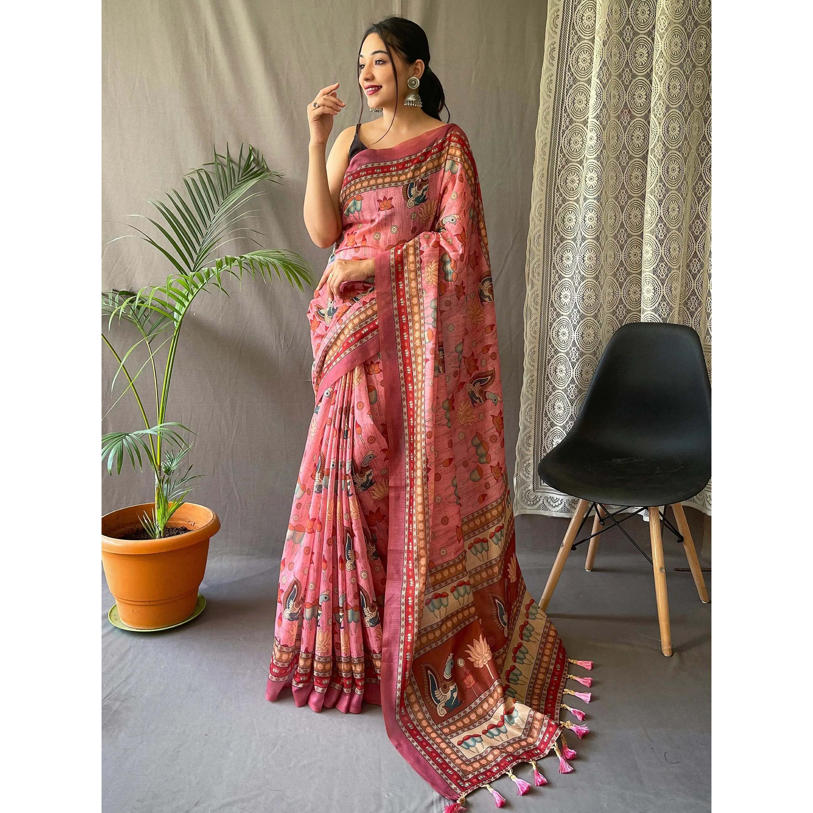 white christmas dresses Indian Sari Dress with Gold Embroidery