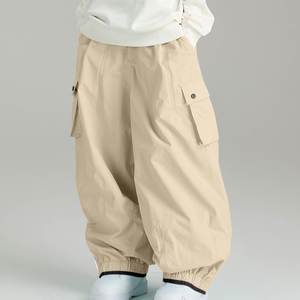 Deporte al aire libre de invierno personalizado suelto Hip Hop Unisex pantalones de esquí transpirables a prueba de viento impermeable cálido pantalones de nieve pantalones de esquí - Product Image 5