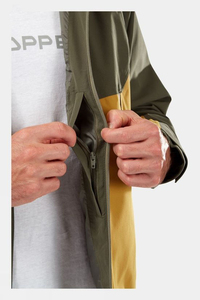 Unisex Waterproof Windproof <b>Stand</b> Hooded Rain Jacket Lightweight Spring Outdoor Hard Shell Zipper for <b>Cycling</b> Hiking Travel - Product Image 4