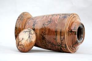 Resin Urn <b>Box</b> - <b>Large</b> <b>Wooden</b> for Ashes Adult Male/Female - Water Stunning Resin Urn <b>Box</b> - Personalized <b>Box</b> Cremation Urns - Product Image 5