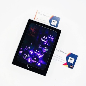 Nouvelles tuiles à cils d'Halloween avec aimant, vente en gros, logo personnalisé, support à cils en acrylique, palette pour extensions de cils, durable - Product Image 5