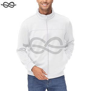 Men's Lightweight Full-Zip Track Jacket High Street Casual Workout Running Athletic Active <b>Coat</b> Pockets Everyday Gym Sports Wear - Product Image 4