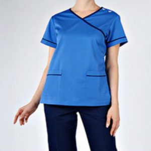 Uniformes hospitaliers d'été personnalisés, élégants, extensibles et anti-rides, en spandex, pour les hôpitaux médicaux. - Product Image 2