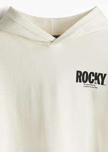 Sweat-shirts pour hommes les plus vendus coupe ample et décontractée en jersey doublé de coton à manches longues poches kangourou hiver sweat à capuche blanc - Product Image 3