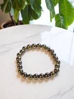 Großhandel verstellbare goldene Pyrit Armband Natur kristall Handband Amayra Kristalle Halbe del stein Handwerk Kaufen Sie Top-Qualität