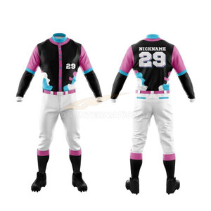 Factory Direct OEM Baseball Uniform Custom <b>Heat</b>-Transfer Design Breathable Team Jersey Pants Package Wholesale Softball Uniforms - Product Image 5