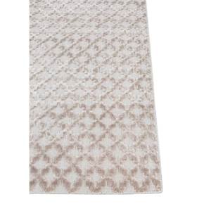 Alfombras Tejidas a Mano de Viscosa con Patrón Geométrico Gris y Negro Saga para Uso Doméstico-HPV-13032 - Product Image 4
