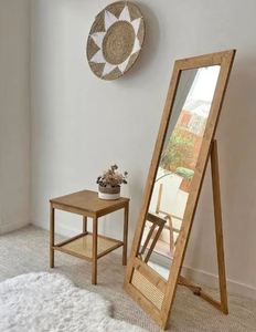 Thiết kế mới thiết kế cổ điển Khung gương tường bằng gỗ với gỗ tự nhiên cao cấp và quyến rũ cổ cho nội thất tinh xảo - Product Image 4