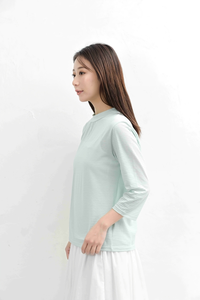 Señoras verano marca alta calidad personalizada mujer manga dulce ejercicios camisas - Product Image 4