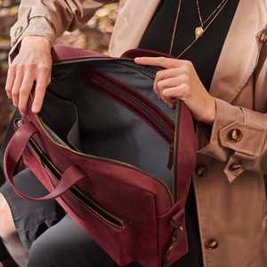 Top Grain Leather Men <b>Laptop</b> <b>Bag</b> OEM Factory Direct Wholesale Briefcase Business Travel <b>Messenger</b> Shoulder Tote LPG-0275 - Product Image 5