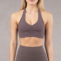 High Strength White Breathable Mesh Organic Cotton Quick Dry Sustainable Plus Size Women's Yoga Workout Gym Running Sport Bra