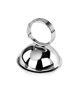 Support de Carte de Table Rond en Acier Inoxydable DIVRIS, Durable, Écologique, 6 pouces, Design Moderne pour la Décoration des Restaurants et Hôtels - Product Image 1