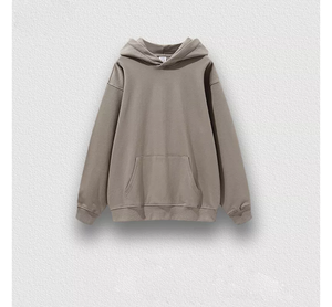 100% Cotton Super Soft <b>Fleece</b> Polyester Pocket <b>Jacket</b> Custom Logo Unisex Oversized Plain Blank Full Zip up Hoodie - Product Image 1