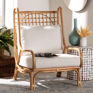 Chaise Boho en rotin léger Décoration de la maison Matériaux naturels Chaise de salle à manger écologique Fabriqué au Vietnam Vente en gros durable - Product Image 6