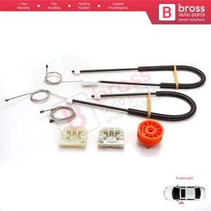 BWR625 juego de reparación de regulador de ventanilla eléctrica puerta delantera izquierda para 75 RJ MG ZT B8 1998-2005 4/5 puerta CUH102351 Bross Auto Parts - Product Image 3