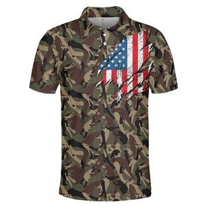 Vente en gros polo de golf à manches courtes de haute qualité pour hommes polo de golf 100% polyester confortable et respirant pour homme - Product Image 3