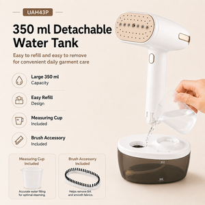 1800W 350ml 30g/min 130C Steam 30s Heat-Up acero inoxidable portatil compacta vaporizador de ropa de mano plancha a vapor - Product Image 5