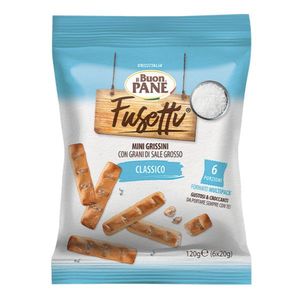 Croustilles de pain fusilli style italien, snacks croustillants salés aux céréales, multipack, prêts à consommer, collation de voyage - Product Image 1