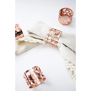 Anneau de serviette flocon de neige envoûtant élégant Design argenté support durable parfait pour les fêtes de mariage de Noël et les repas - Product Image 2