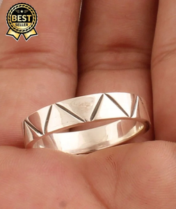 Anillo giratorio de Plata de Ley 925 para mujer, sortija antiansiedad con cuentas talladas - Product Image 1