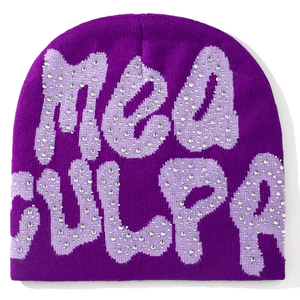 Gorros de Punto Personalizados de Alta Calidad con Pedrería, Estilo Moderno, Tela Común en Color, Venta al por Mayor con su Propio Logotipo, Unisex - Product Image 4