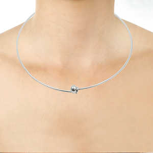 Colliers élégants et simples en argent sterling 925, style classique, bijoux délicats pour elle à prix de gros, joli accessoire pour femmes - Product Image 2