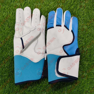 Guantes de bateo de béisbol antideslizantes ligeros de puño largo personalizados más vendidos Guantes de bateo de béisbol de tamaño personalizado para adultos jóvenes - Product Image 1