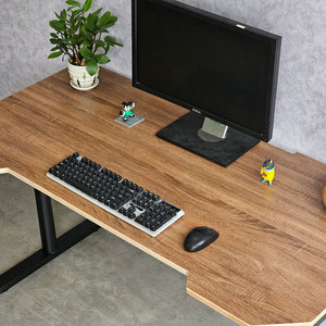 Escritorio Gamer Moderno TIO GD68077 de 140x70cm, Altura Ajustable, Madera Contrachapada con Patas de Hierro, Requiere Ensamblaje - Product Image 4