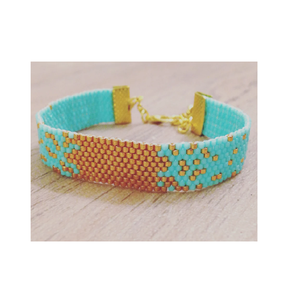 Nuevo producto, pulsera Bohemia, conjunto de pulsera de cordón de cuentas de tejido bohemio más vendido para mujer, precio asequible - Product Image 2