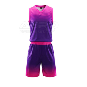 Uniforme de baloncesto deportivo personalizado recién llegado, último diseño, tejido sublimado transpirable, conjunto de talla grande, ropa de baloncesto elegante - Product Image 2