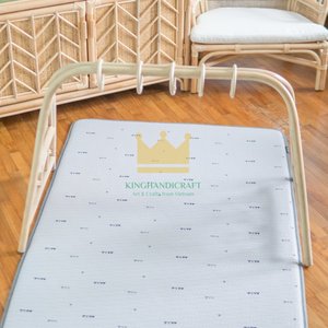 Alfombra de juegos no tóxica para bebés, marco de fitness plegable, gimnasio de actividades, wwith, accesorios de ratán, Juguetes - Product Image 3