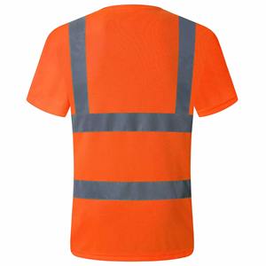 Camisetas de Alta Visibilidad para Hombre y Mujer, Clase 3, Camisetas de Manga Larga de Alta Visibilidad, Camisetas de Seguridad Reflectantes para la Construcción - Product Image 4