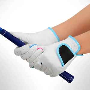 Guantes de golf de piel de oveja personalizados para deportes a precio bajo, superventas, recién llegados, guantes de golf de diseño personalizado de calidad superior - Product Image 2