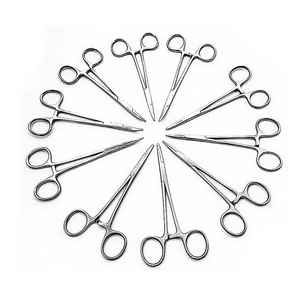 DOM MED DYNAMIC RE28W0n Venta caliente Manual Power Mosquito Hemostat Bloqueo Fórceps 5 Curved 5 Straight Rainbow Multi Quirúrgico - Product Image 5