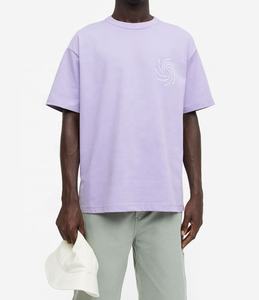 Camiseta Casual de Gran Tamaño para Hombre, Estilo Holgado, Transpirable, Talla Grande, Teñida y Estampada, Personalizada de Alta Calidad OEM 2024 - Product Image 5