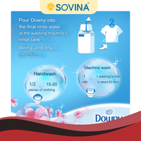 Downy semangat profesional 4L aroma segar pelembut kain sekali pakai untuk grosir pakaian dibuat di Vietnam