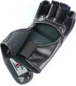 ถุงมือฝึก MMA หนังวัวขนาด6ออนซ์8ออนซ์มีลายพิมพ์โลโก้ส่วนตัว - Product Image 5