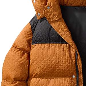 Veste imperméable matelassée Designer hiver bulle camouflage fermeture éclair capuche détachable veste manteau matelassé pour hommes, vestes pour hommes - Product Image 3