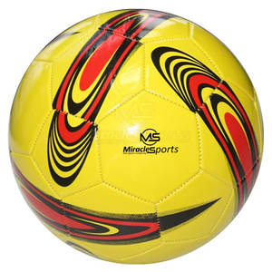 Balón de fútbol cosido a máquina de alta calidad, logotipo personalizado, balón cosido a máquina de PVC, balones de nuevo diseño - Product Image 1
